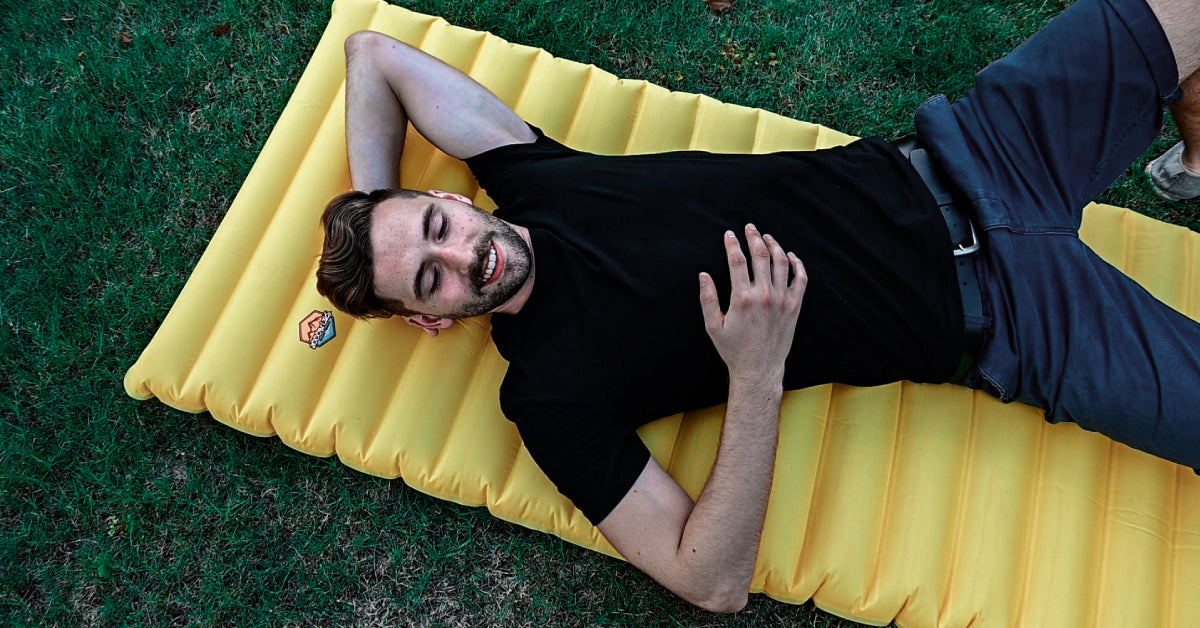 Inflatable Camping Sleeping Pad with Built-in Pump, Extra Thickness and Wide Plus - Airlive2000P