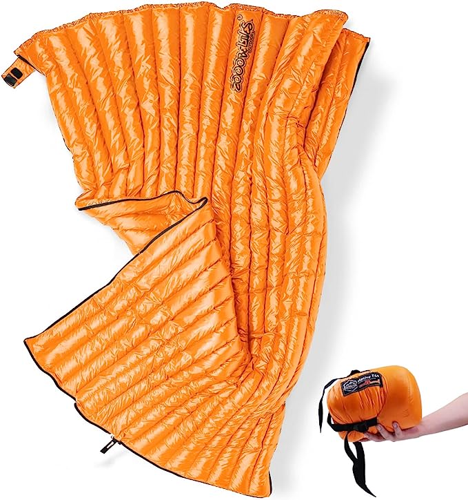 Ultralight Backpacking 32-50F Down Sleeping Bag - Orange