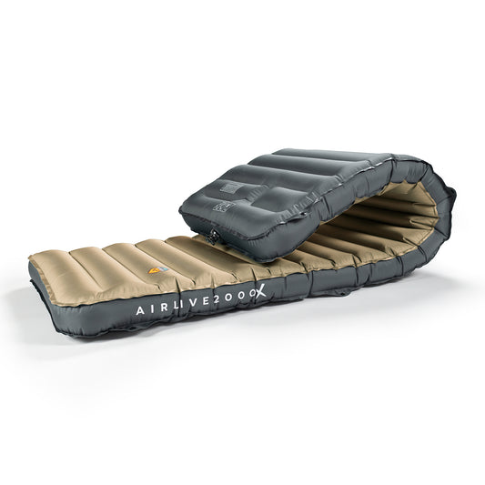 3D Wrapping Inflatable Camping Sleeping Pad with Built-in Pump - Desert