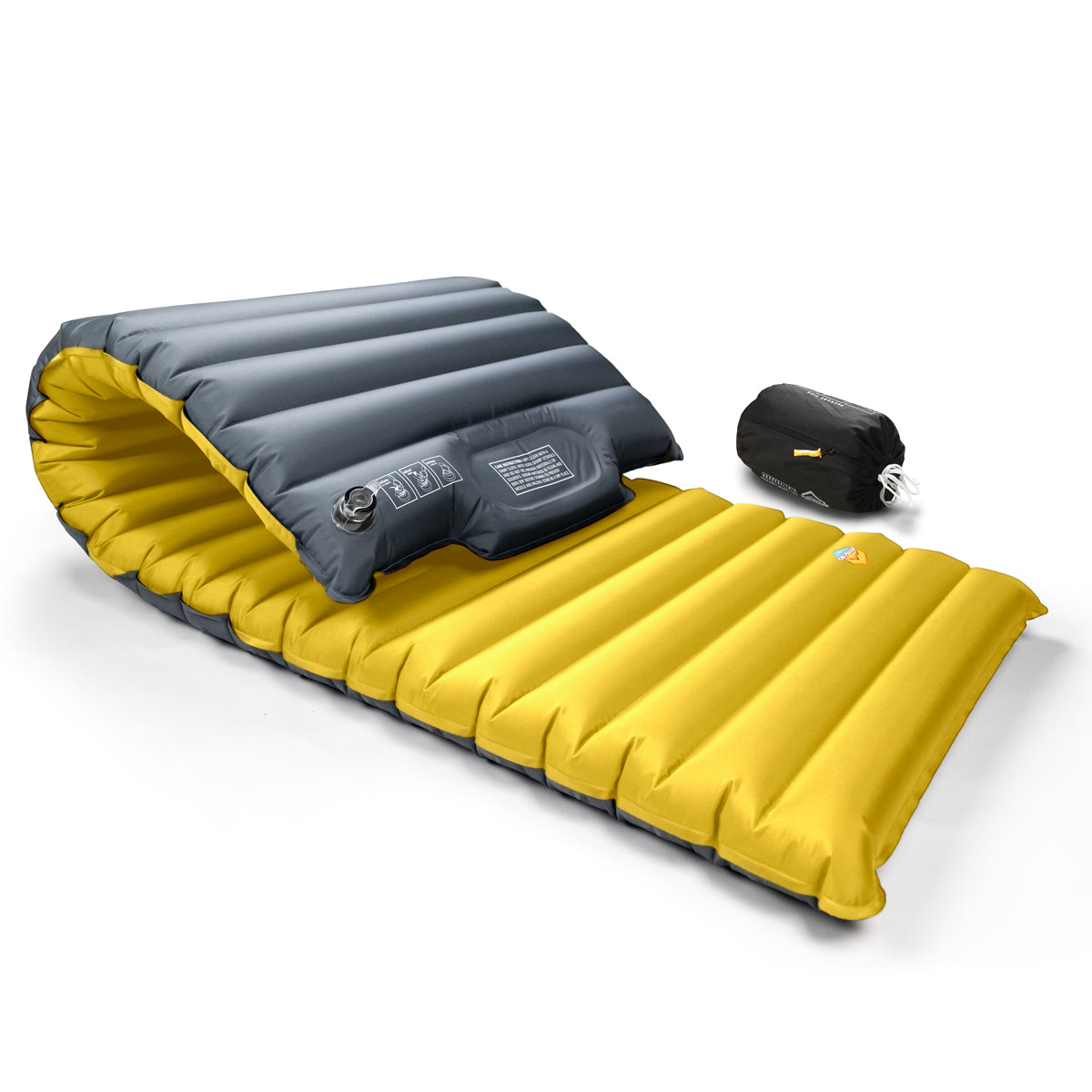 Inflatable Camping Sleeping Pad with Built-in Pump, Extra Thickness and Wide Plus - Airlive2000P
