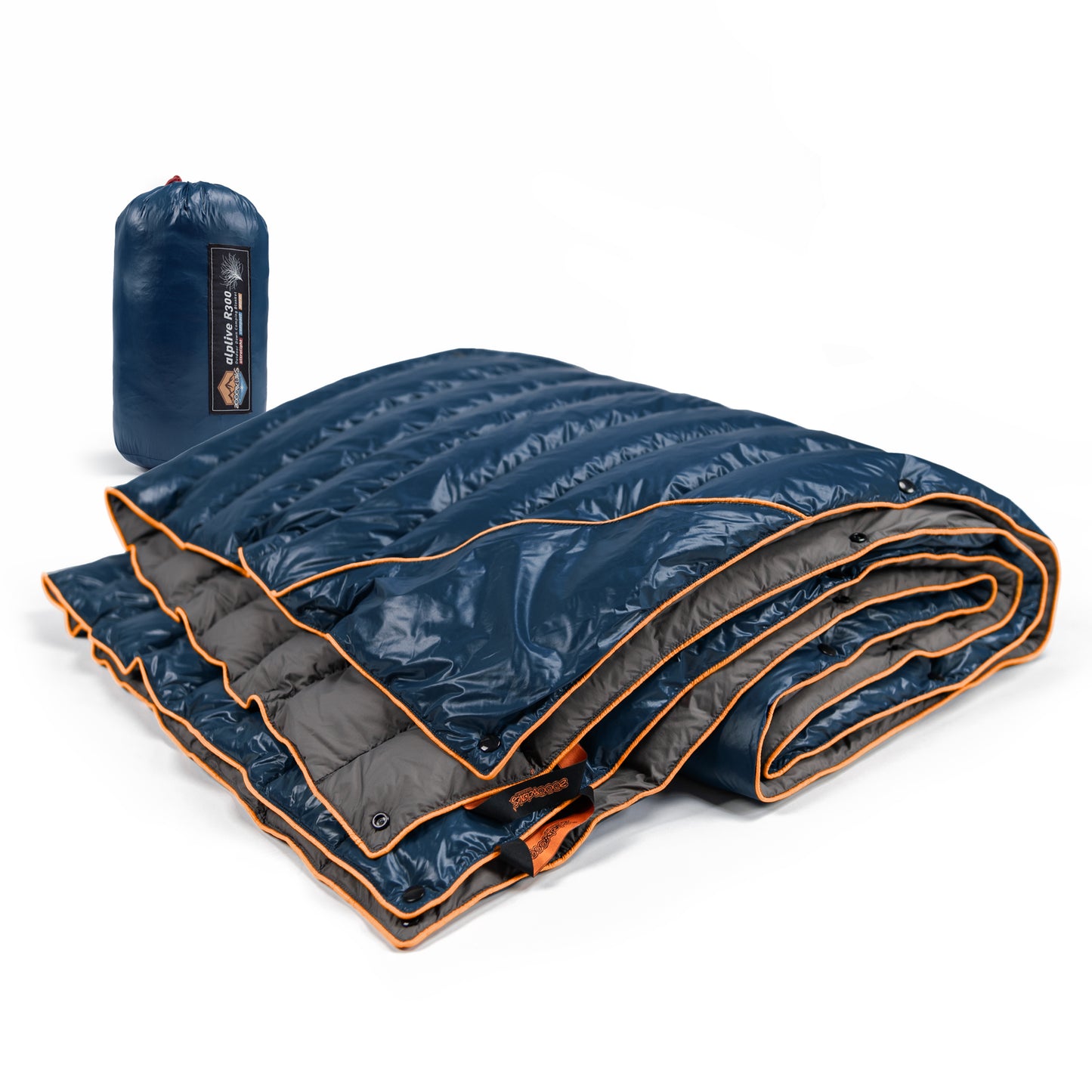 Ultralight Down-filled Camping Blanket - Dark Blue